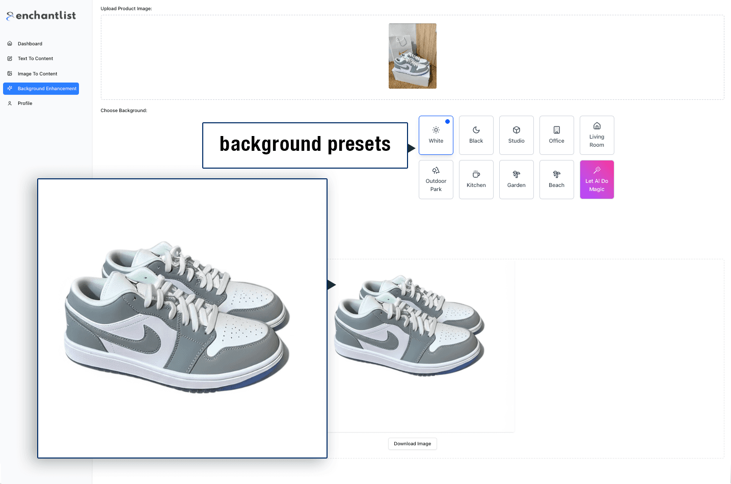 Background Enhancement